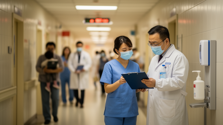 Guangdong survey finds half of hospitals fall short on infection control staffing