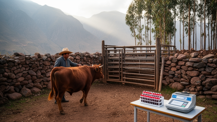 Research report: Cortisol measurements, biochemical and hematological parameters as biomarkers of Cunero cattle welfare during pre-slaughter handling in the Apurimac Region of Peru