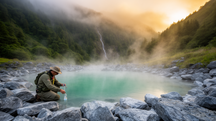 Hot Springs of Qingyuan Trace Their Origins to Rain and Deep Faults
