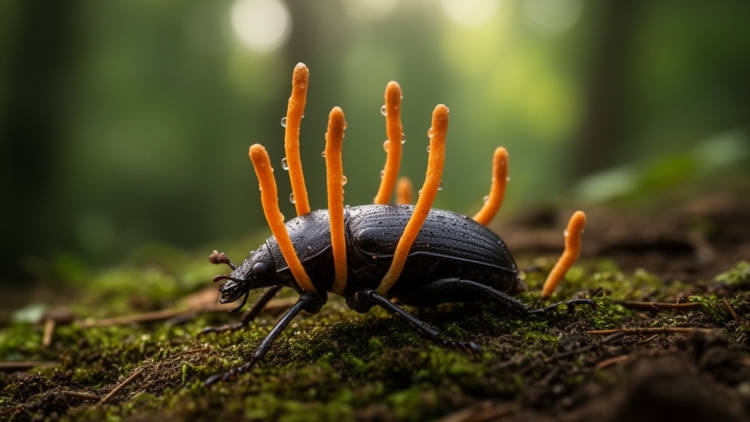 Cordyceps fungi reveal chemical weapons that switch on during insect infection