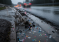 Highway runoff carries microplastics and tyre rubber into Swedish stormwater