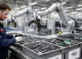 Robots and Humans Team Up to Tear Apart Old Phones in Simulated Recycling Line