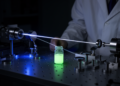 Ultrafast pump-probe spectroscopy catches slow phosphors acting in picoseconds