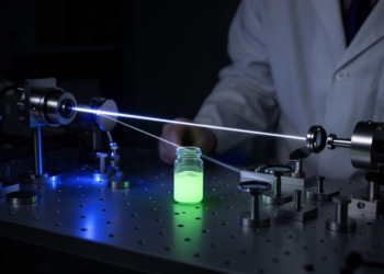 Ultrafast pump-probe spectroscopy catches slow phosphors acting in picoseconds
