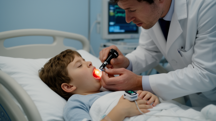 Research report: Case Report: When obstructive sleep apnea is not benign—nasopharyngeal rhabdomyosarcoma in a 3-year-old
