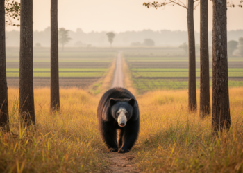 Agriculture blocks gene flow in fragmented sloth bear populations of India's Terai