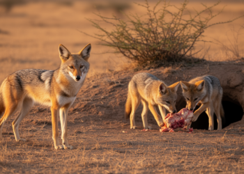 Golden Jackal Helpers Step Up When Breeders Vanish, Study Finds