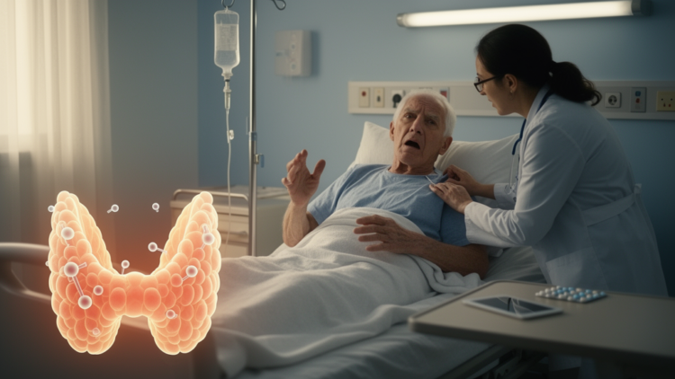 Research report: Case Report: Hyperactive delirium with psychotic symptoms associated with severe hypothyroidism during pembrolizumab therapy. Complete remission after levothyroxine and no recurrence after pembrolizumab rechallenge