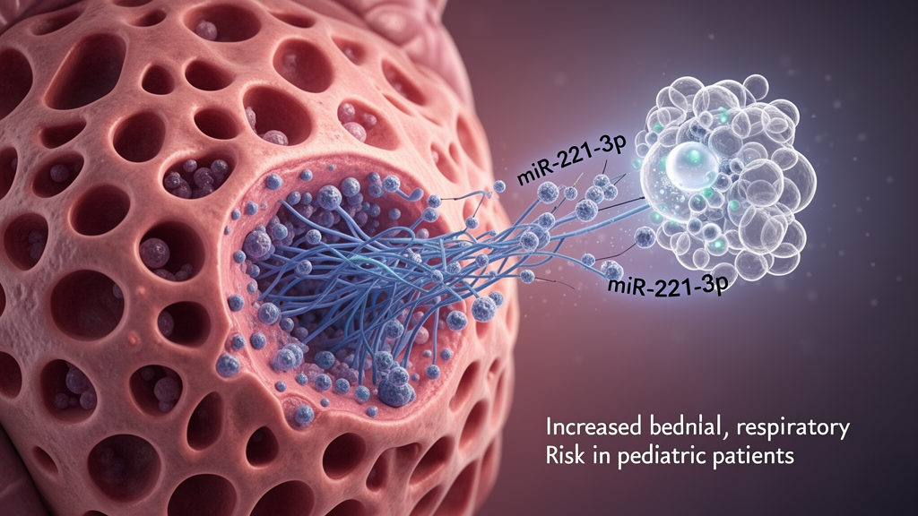 MicroRNA miR-221-3p Linked to Increased Respiratory Risks in Children Undergoing General Anesthesia