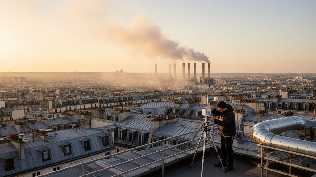 Paris plume study shows aerosols change as they drift downwind