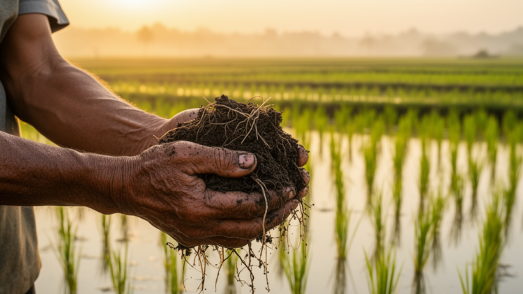 Stress-Tolerant Soil Bacteria Could Help Rice Survive a Warming World