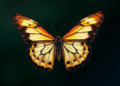 Butterfly wings create illusions that may confuse predators in flight