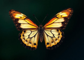 Butterfly wings create illusions that may confuse predators in flight