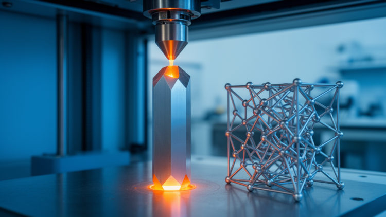 3D printing method produces metre-tall single crystals and single-crystal lattices