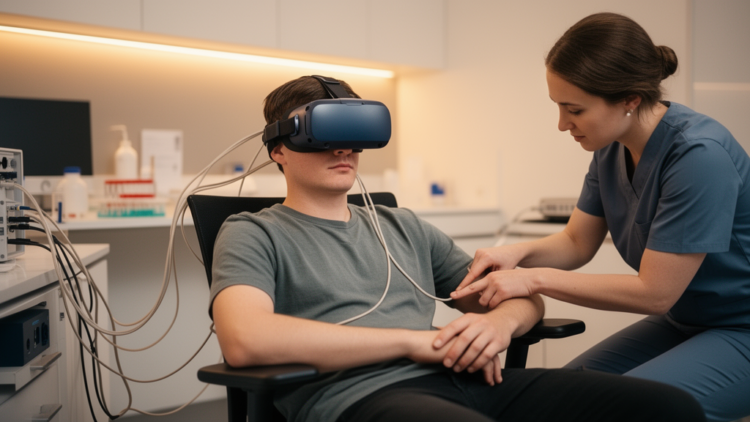 Acupoint stimulation shapes brain microstates during virtual reality immersion