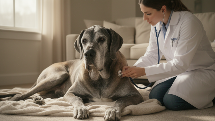 Large dogs die young and dog mortality mirrors human death patterns across states