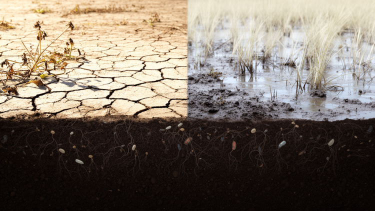 Droughts and Floods Are Dismantling the Soil Microbiome That Sustains Ecosystems