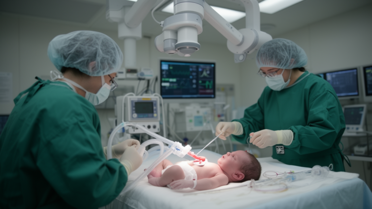 Ventilation Choices Reshaped Heart Catheterization Results in an Infant with Lung Disease