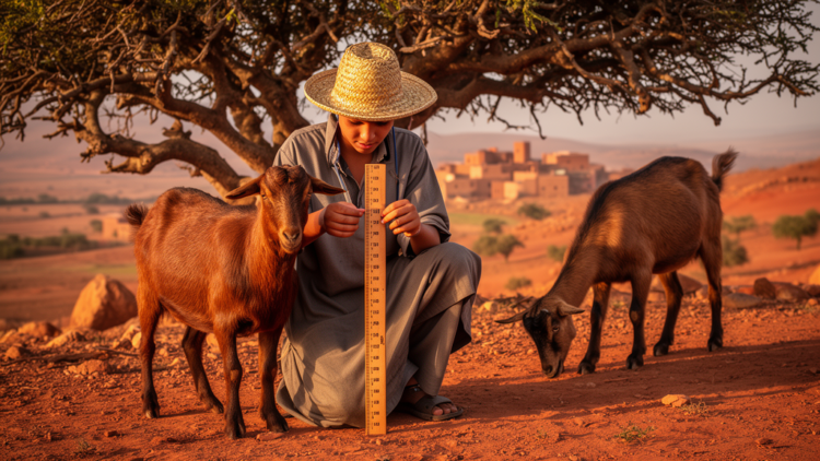 Goat growth in Morocco's argan heartland tracked month by month