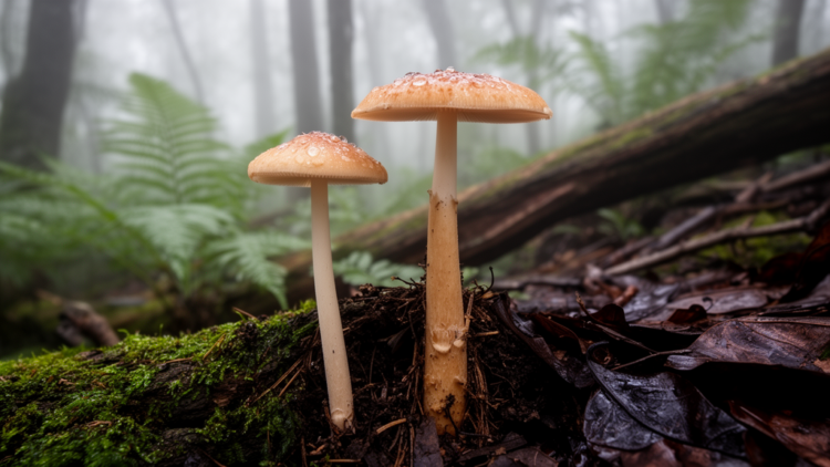 Two New Rooting Mushrooms and One New Record Discovered in Southwestern China