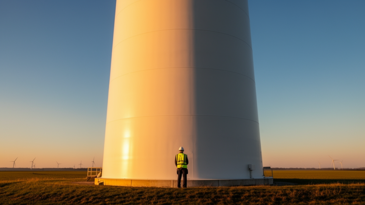 Solar Heating Bends Giant Wind Turbine Concrete Towers, New Model Shows