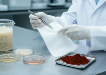 Iron-Coated Hemp Cellulose Fills PLA Nonwoven Fabrics with Antibacterial Function
