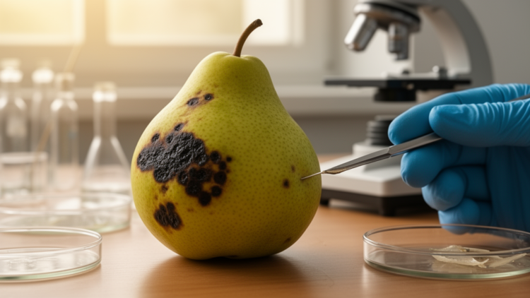 Korla Fragrant Pear Genes and Metabolites Shift During Black Spot Infection