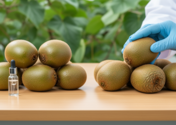 Plant Hormone Treatment Keeps Harvested Kiwifruit Firm for Longer
