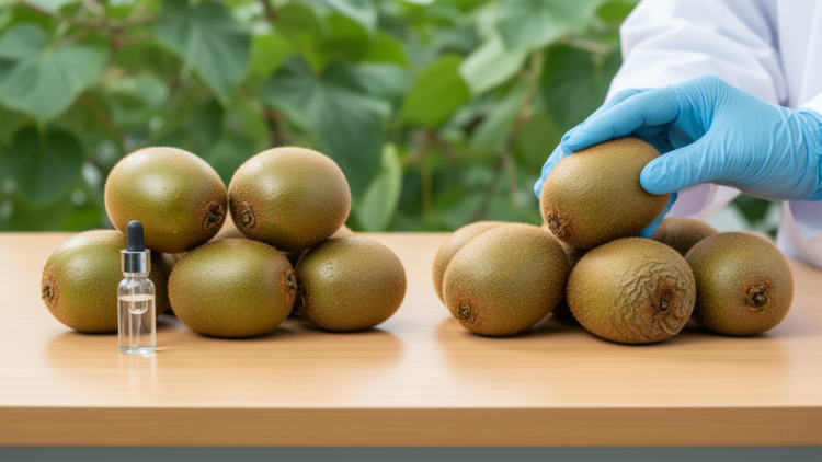 Plant Hormone Treatment Keeps Harvested Kiwifruit Firm for Longer