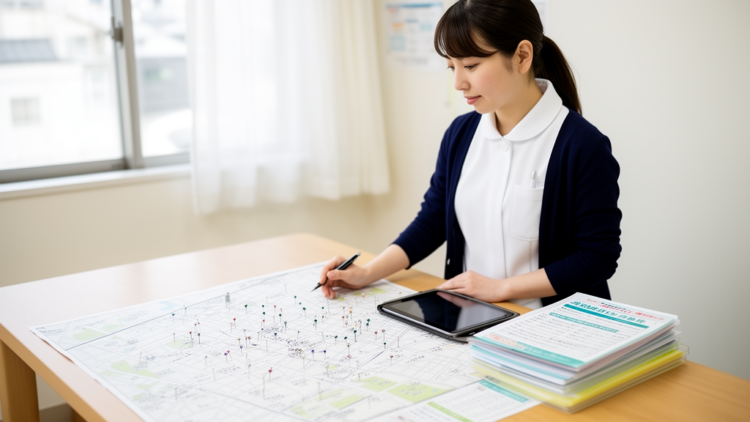 Survey Maps How Japanese Home-Visit Nurses Choose Where to Work