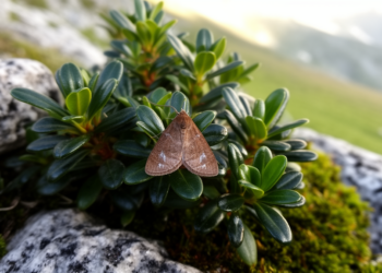 Alpine leaf-mining moth found on Alpenrose points to ancient postglacial host shift