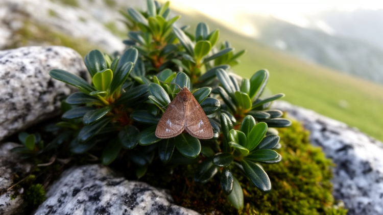 Alpine leaf-mining moth found on Alpenrose points to ancient postglacial host shift