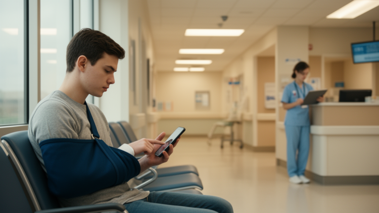 Mobile messaging questionnaire lets injured ED patients self-report histories into the EMR