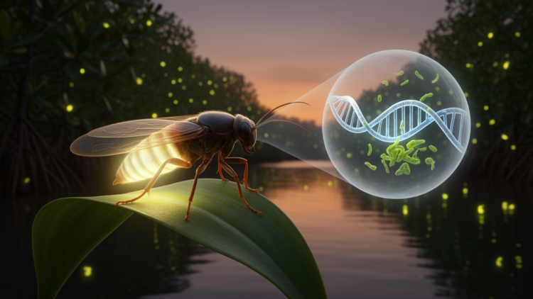 Gut DNA reveals the hidden plant meals of Malaysia's synchronously flashing fireflies