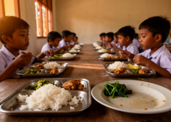 Plate waste and small portions reveal gaps in Indonesia's free school meal program