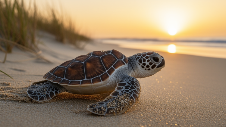 Loggerhead turtle scute patterns shaped by genes and nest temperature