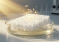 Cellulose-supported TiO2 catalyst degrades antibiotic ofloxacin under direct sunlight
