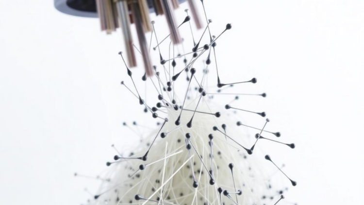 Chaotic Printing Turns Simple Static Mixers Into Tools for Microarchitected Materials