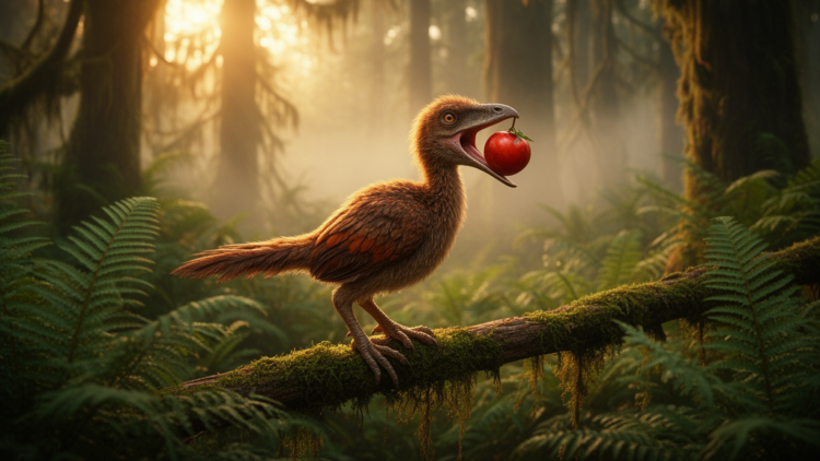 New dinosaur species Infernogallus jamesi identified as first known fruit-eater