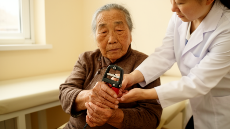 Handgrip strength flags osteoporosis risk in Mongolia where DXA scans are scarce