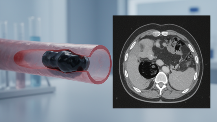 Embolism-cast CT tracking shows Obsidio gel shrinking as radiodensity rises