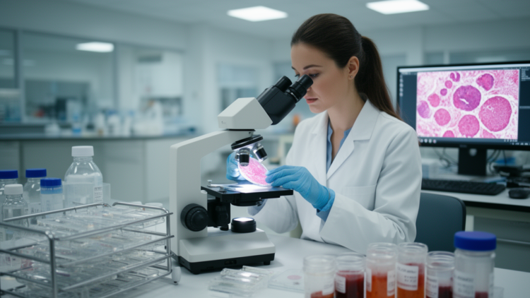 Rare Ovarian Sertoli-Leydig Cell Tumor Mistaken for Leiomyosarcoma in 45-Year-Old Woman