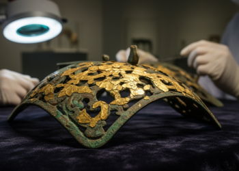 Fifth-century Silla gilding secrets revealed in ancient Korean horse-harness fitting