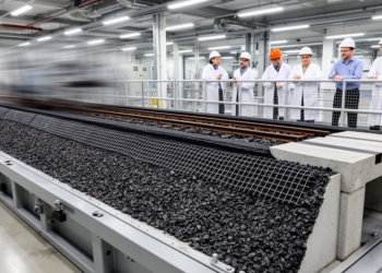 Shaking Table Tests Reveal How Prestressed Basalt Fiber Geogrids Stabilize Railway Transitions