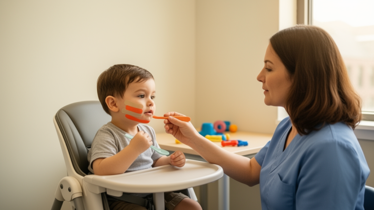 Kinesio Taping Shows Promise for Feeding Problems in Children, Review Finds