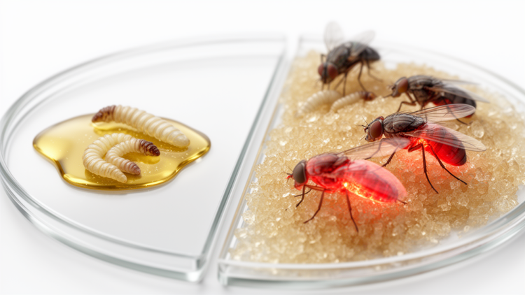 Low-Dose Sugar Helps Fly Development While High Dose Triggers Oxidative Stress