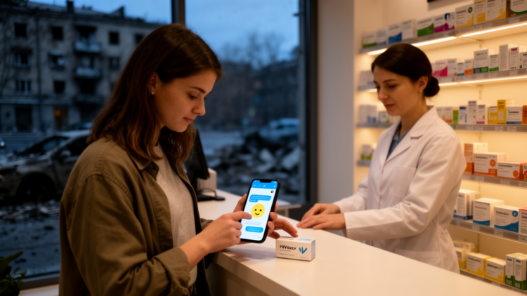 Chatbot-driven HIV testing campaign shows promise in wartime Ukraine