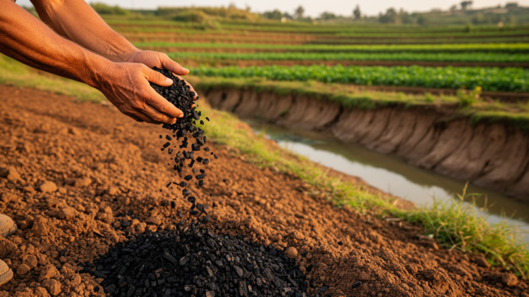 Biochar's erosion-control co-benefits valued at up to €25 per hectare yearly