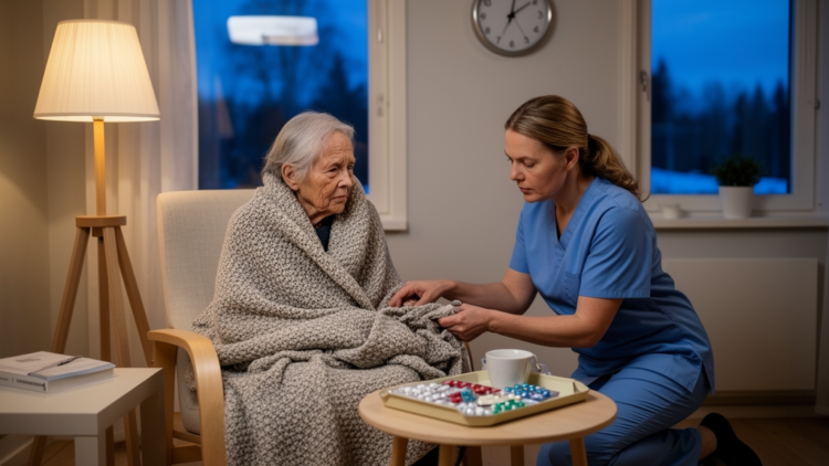 Strained caregivers and wishes for round-the-clock care flag unmet needs among Finnish home care clients