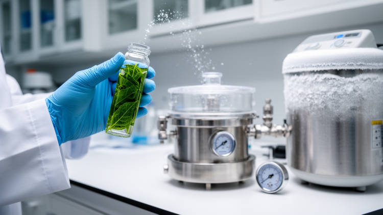 Vacuum degassing unlocks high-pressure freezing for tough plant tissues